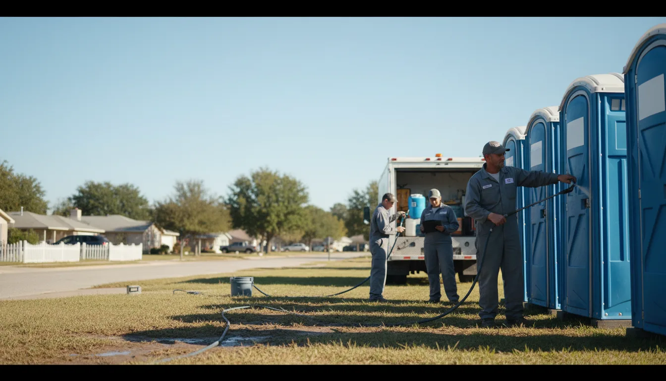 Long-Term Portable Toilet Rental in Wellman, TX near me
